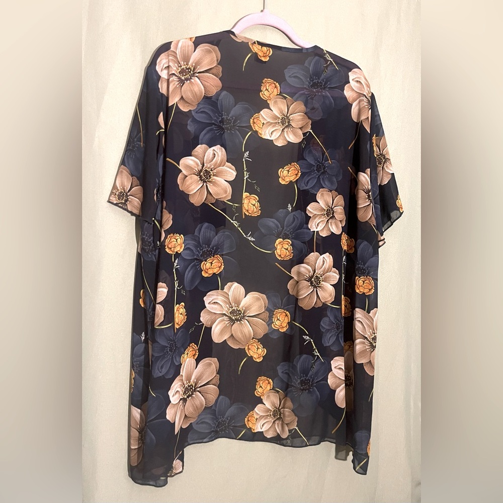 Open floral kimono - Picture 5 of 7